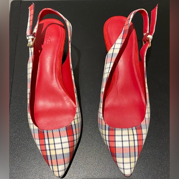 Mango slingback canvas shoes, size 36. - Picture 2 of 3